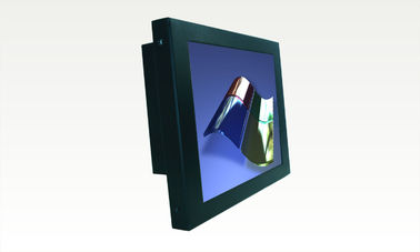 8.4” 270cd / m² SVGA LCD Monitor, Iron Front Panel, Black Industrial Touchscreen Monitor