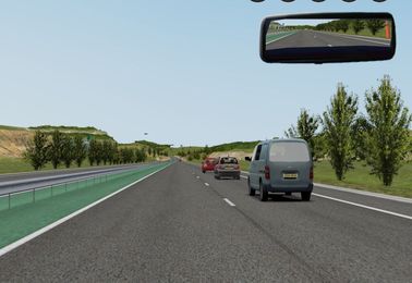 3D que conduce software de simulador con el sistema de evaluación